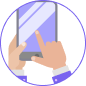 Touch panel icon